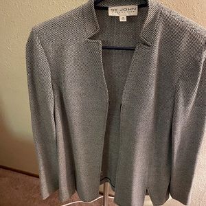 St.John jacket with beautiful belt gold chain with the letters S J